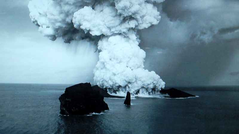 ostrov faial 1957 erupce