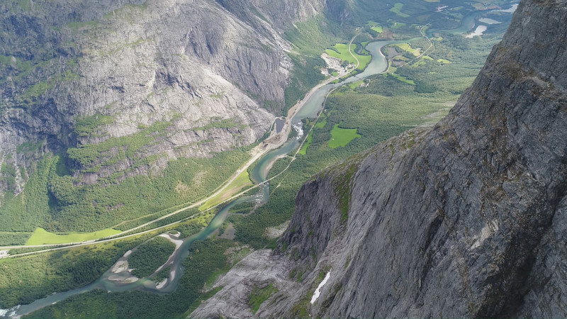 pohled z hor v norsku