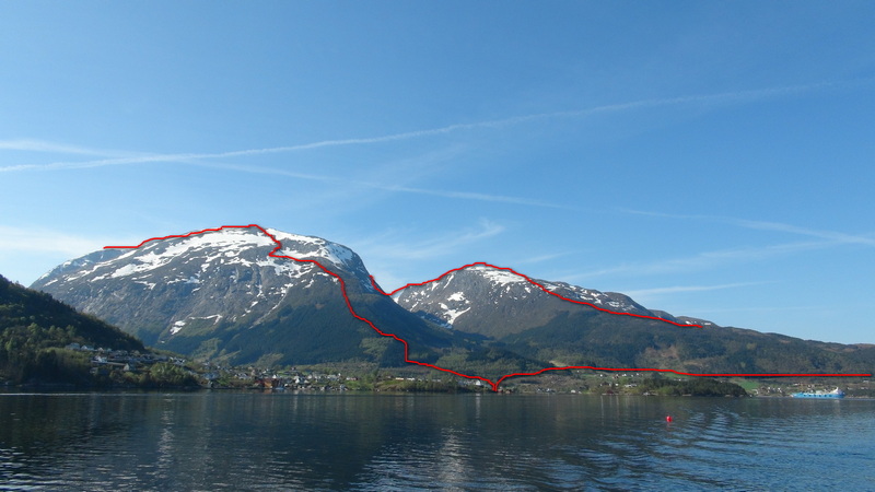 trasa narocne horske tury norsko